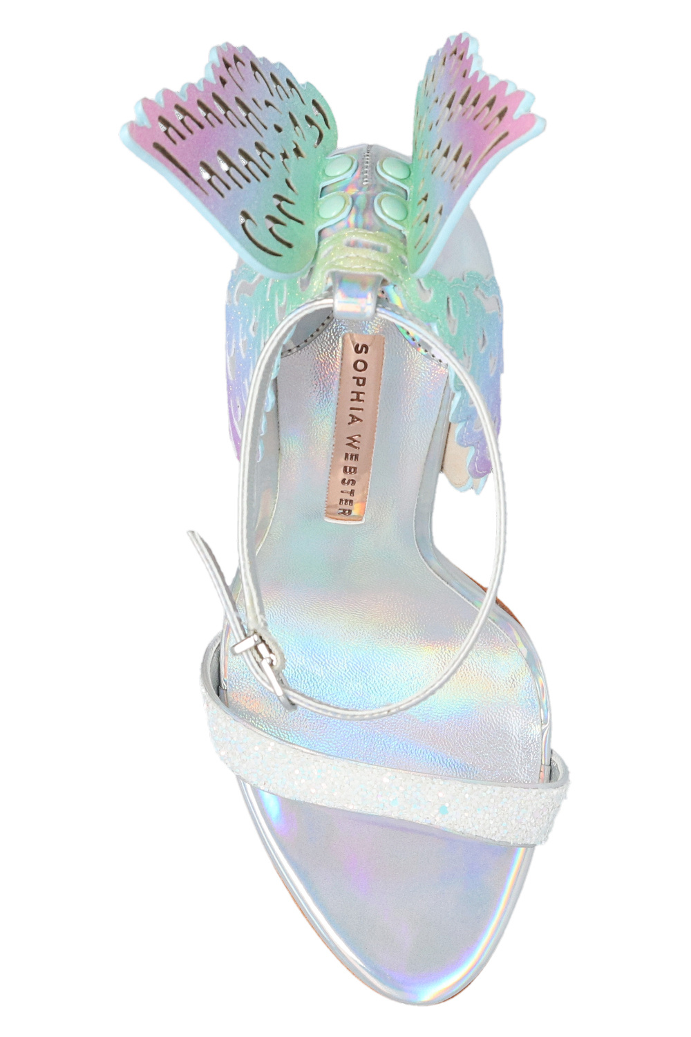 SchaferandweinerShops Germany - Silver 'Evangeline' heeled